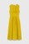 Mariano Silk Jacquard Dress Chartreuse Yellow