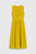 Mariano Silk Jacquard Dress Chartreuse Yellow