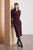 Sculpt Knit Gradara Dress Deep Plum Sculpt Knit Gradara Dress Deep Plum