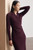 Sculpt Knit Gradara Dress Deep Plum Sculpt Knit Gradara Dress Deep Plum