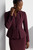 Clever Crepe Clifton Jacket Deep Plum