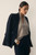 Clever Crepe Knighton Jacket Navy
