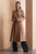 Cervo Crepe Trench Coat Light Camel Cervo Crepe Trench Coat Light Camel