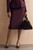 Clever Crepe Syros Pencil Skirt Deep Plum Clever Crepe Syros Pencil Skirt Deep Plum