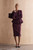 Clever Crepe Syros Pencil Skirt Deep Plum Clever Crepe Syros Pencil Skirt Deep Plum