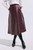 Andalo Leather Skirt Deep Burgundy Andalo Leather Skirt Deep Burgundy