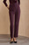 Clever Crepe Tavira Slim-Leg Trousers Deep Plum Clever Crepe Tavira Slim-Leg Trousers Deep Plum