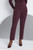 Clever Crepe Tavira Slim-Leg Trousers Deep Plum