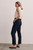 Clever Crepe Slim-Leg Trousers Navy