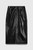 Rho Croc-Embossed Leather Skirt Black Rho Croc-Embossed Leather Skirt Black