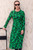 Rosaire Silk Dress Made With Liberty Fabric Green And Navy Rosaire Silk Dress Made With Liberty Fabric Green And Navy