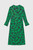 Rosaire Silk Dress Made With Liberty Fabric Green And Navy Rosaire Silk Dress Made With Liberty Fabric Green And Navy