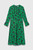 Rosaire Silk Dress Made With Liberty Fabric Green And Navy Rosaire Silk Dress Made With Liberty Fabric Green And Navy
