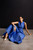 Adria Jacquard Gown Deep Cornflower Blue Adria Jacquard Gown Deep Cornflower Blue