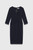Verrone Sculpt Stretch Crepe Dress Navy