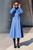 Hampstead Wool Mohair Blend Coat Cornflower Blue