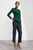 Belleville Top Forest Green Wool Crepe Belleville Top Forest Green Wool Crepe