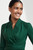 Belleville Top Forest Green Wool Crepe Belleville Top Forest Green Wool Crepe