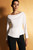 Clever Crepe Palmerston Top Ivory Clever Crepe Palmerston Top Ivory