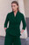 Clever Crepe Belleville Mid Sleeve Top Forest Green Clever Crepe Belleville Mid Sleeve Top Forest Green