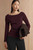 Clever Crepe Palmerston Top Deep Plum Clever Crepe Palmerston Top Deep Plum