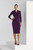 Arlington Jersey Dress Bright Amethyst
