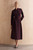 Andria Crepe Dress Deep Plum Andria Crepe Dress Deep Plum