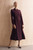 Andria Crepe Dress Deep Plum Andria Crepe Dress Deep Plum