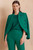 Verona Sculpt Stretch Crepe Jacket Cyanine Green Verona Sculpt Stretch Crepe Jacket Cyanine Green
