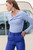 Sculpt Knit Lucila Top Pale Blue Sculpt Knit Lucila Top Pale Blue