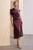 Kelmore Satin Skirt Deep Plum Kelmore Satin Skirt Deep Plum