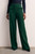 Clever Crepe Adelaide Wide-Leg Trousers Forest Green