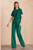 Adelaide Sculpt Stretch Crepe Wide-Leg Trousers Cyanine Green Adelaide Sculpt Stretch Crepe Wide-Leg Trousers Cyanine Green