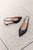 Piedmont Croc-Embossed Leather Heels 35 Black