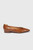 Nerano Croc-Embossed Leather Flats 25 Tan Nerano Croc-Embossed Leather Flats 25 Tan