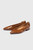 Nerano Croc-Embossed Leather Flats 25 Tan Nerano Croc-Embossed Leather Flats 25 Tan