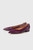 Nerano Nappa Leather Flats 25 Deep Burgundy Nerano Nappa Leather Flats 25 Deep Burgundy