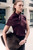 Ocana Satin Blouse Deep Plum Ocana Satin Blouse Deep Plum