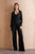 Delvino Stretch Silk Blouse Black Delvino Stretch Silk Blouse Black