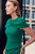 Athina Sculpt Stretch Crepe Dress Cyanine Green Athina Sculpt Stretch Crepe Dress Cyanine Green