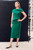 Athina Sculpt Stretch Crepe Dress Cyanine Green Athina Sculpt Stretch Crepe Dress Cyanine Green