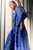 Bari Jacquard Wrap Deep Cornflower Blue Bari Jacquard Wrap Deep Cornflower Blue