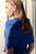 Bari Jacquard Wrap Deep Cornflower Blue Bari Jacquard Wrap Deep Cornflower Blue