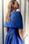 Bari Jacquard Wrap Deep Cornflower Blue Bari Jacquard Wrap Deep Cornflower Blue