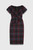 Cannich Wool Dress Red And Blue Cannich Wool Dress Red And Blue