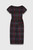 Cannich Wool Dress Red And Blue Cannich Wool Dress Red And Blue