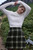 Balintore Wool Check Mini Skirt Black And Green Balintore Wool Check Mini Skirt Black And Green