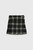 Balintore Wool Check Mini Skirt Black And Green Balintore Wool Check Mini Skirt Black And Green