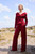 Adelaide Sculpt Stretch Crepe Wide-Leg Trousers Dark Red Adelaide Sculpt Stretch Crepe Wide-Leg Trousers Dark Red