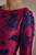 Adelfia Jacquard Midi Dress Fuschia And Navy Adelfia Jacquard Midi Dress Fuschia And Navy